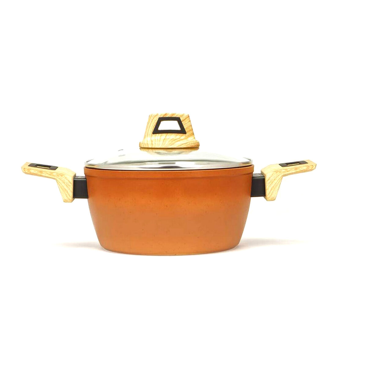 Gryde Med Låg Amercook Terrakotta (Ø 20 cm)